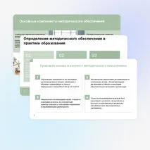 Презентация «Методическое обеспечение образовательного процесса»