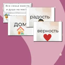 Оформление доски к РОВ на тему : Взаимо отношение в семье