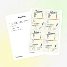 Карточка «Colours!»