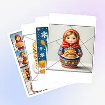 Пазлы «Масленица» (разрезные картинки)