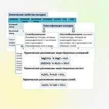 Презентация «Получение и химические свойства кислотных, основных оксидов».