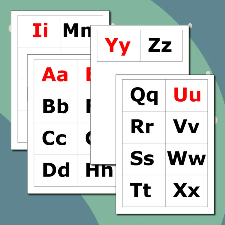 Английский алфавит. English alphabet.КАРТОЧКИ