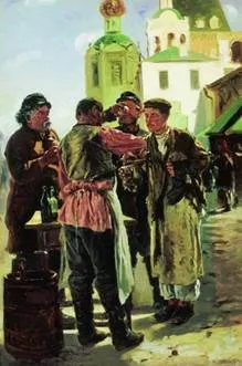 Маковский Владимир Егорович - Продавец кваса (1879)