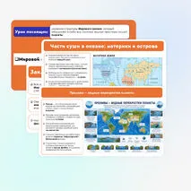 Презентация на тему: Мировой океан и его части. 6 класс