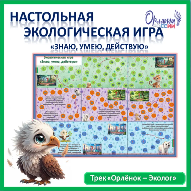 Настольная игра по экологии «Знаю, умею, действую».