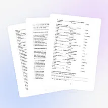 Входной тест по английскому языку для 7 класса (Spotlight 7, Entry Test)