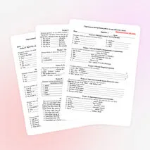 Комплект «Переходная проверочная работа по английскому языку» (2-9 классы)