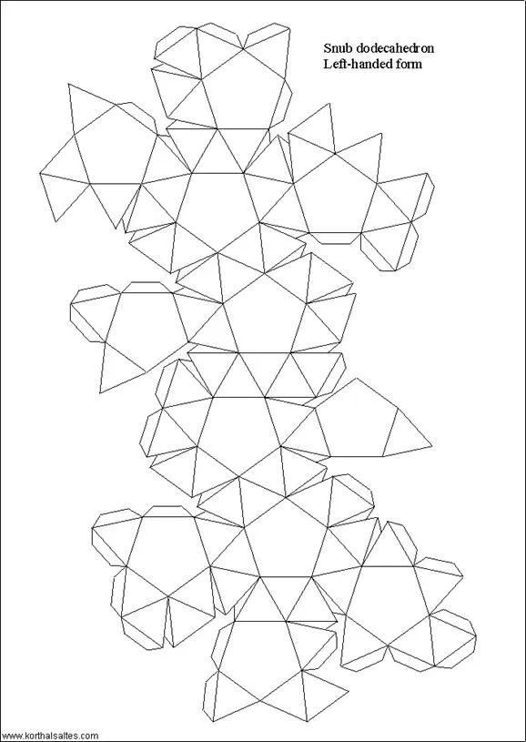 net snub dodecahedron