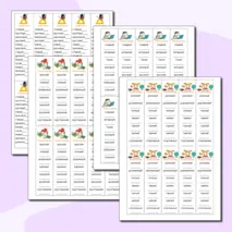 Карточки-пятиминутки, карточки-вклейки. Закладки «Прилагательное. Признаки прилагательных.Род, падеж, число,н.ф., разряд.