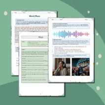 World Music. Рабочий лист Speaking (Говорение) в формате ЕГЭ 2024 (+audio)