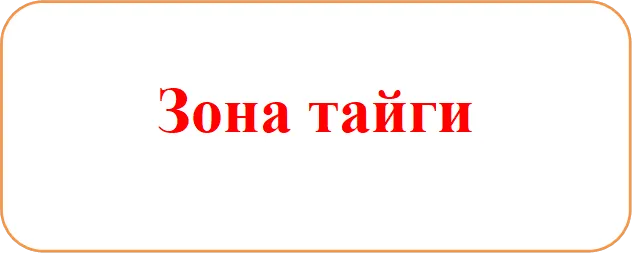 Зона тайги


