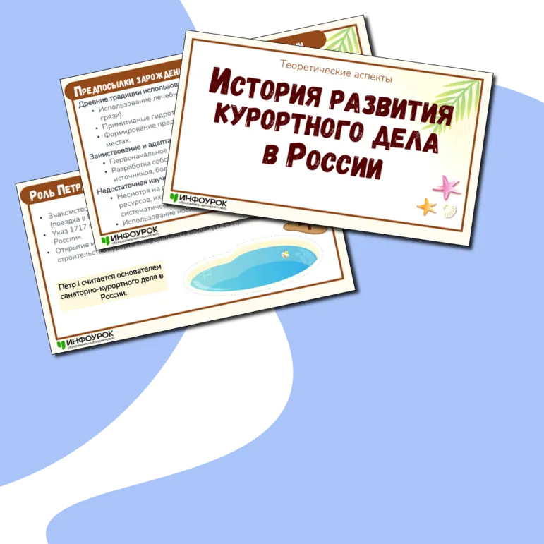 Презентация «История развития курортного дела в России».