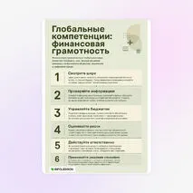 Памятка «Глобальные компетенции: финансовая грамотность»