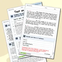 Контрольная работа по английскому языку модуль 2 Spotlight -9