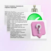 Презентация Скелет человека, строение его отделов и функции
