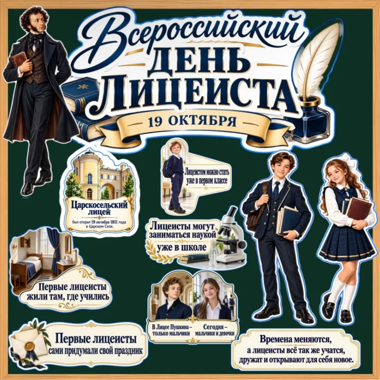 Оформление «Всероссийский день лицеиста» 19 октября