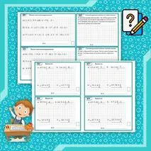 Карточки по математике для 4 класса (27 карточек на разные темы с ответами)