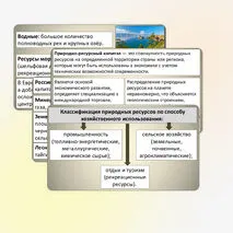 Презентация «Природные ресурсы и их виды. Природно-ресурсный капитал регионов, крупных стран, в том числе России. Ресурсообеспеченность». Практическая работа.