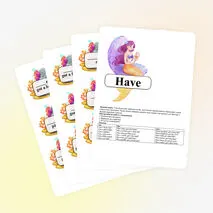 Дидактическая игра по английскому языку «can/has/have»