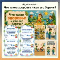 Оформление кабинета по теме «Что такое здоровье и как его беречь»