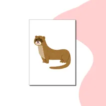 Коллекция для оформления стикеры животные №2 .PNG прозрачный фон с белой обводкой