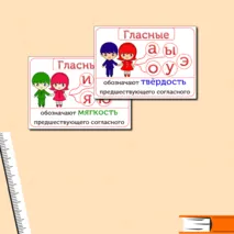 Твердость и мягкость согласного. Памятка