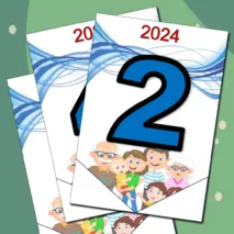 Растяжка - флажки Год семьи