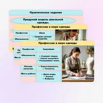 Презентация Одежда. Мода и стиль. Профессии, связанные с производством одежды.