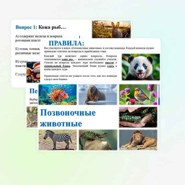 Квиз по теме 