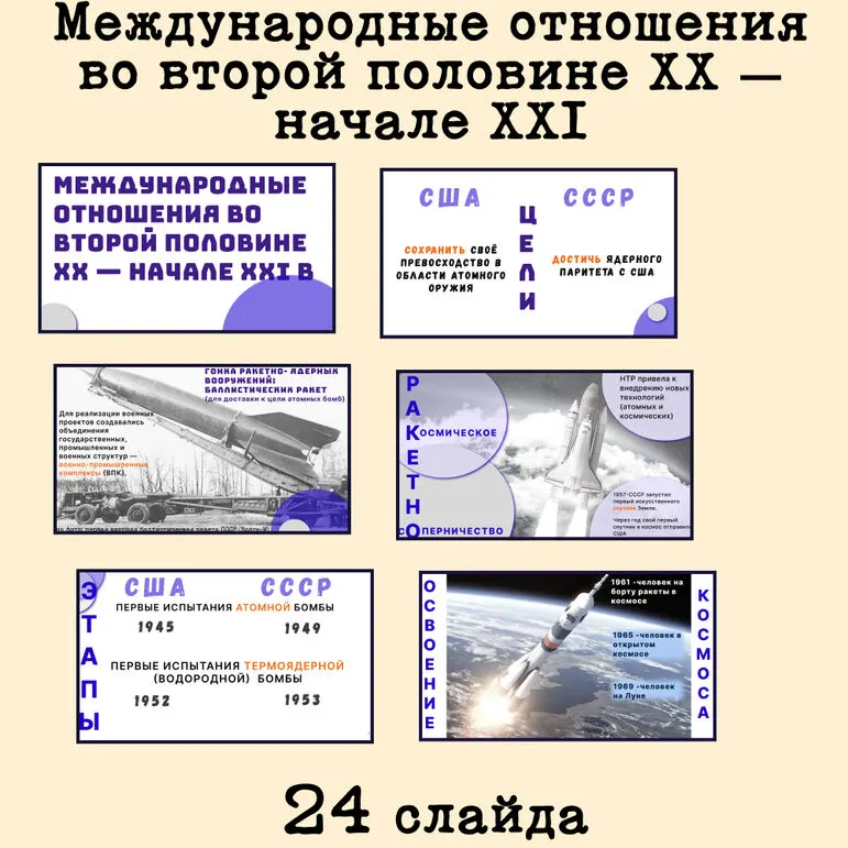 Презентация по всеобщей истории «Международные отношения в конце 1940-х-конце 1980 -х гг. » 11 класс УМК Мединский В.Р./Чубарьян А.О.