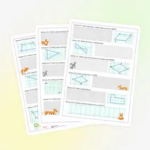 Рабочий лист по геометрии «Фигуры на квадратной решётке» (9 класс, подготовка к ОГЭ, 18 задание)