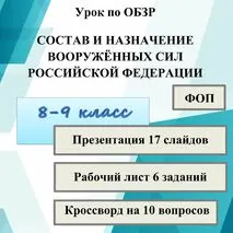 Презентация и рабочий лист по ОБЗР 8-9 класс тема 