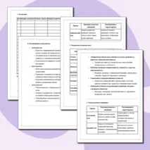 Карта психологического развития обучающегося с ограниченными возможностями здоровья (ОВЗ) Подробная 7 листов. Адаптивная.