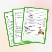 Рабочий лист Spotlight 6, Module 2B «My Place»