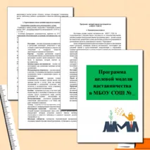 Наставничество. Программа целевой модели наставничества.