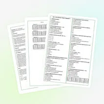 Итоговый тест по геометрии за курс 7 класса (4 варианта, 60 вопросов, ответы)