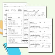 Карточки - пятиминутки по математике для 3 класса по теме 