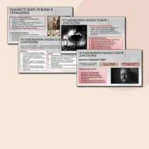 Презентация по Всеобщей истории. Германский нацизм. Нарастание агрессии в мире. 10 класс. В.Р. Мединский, А.О.Чубарьян
