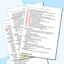 Памятка учащемуся и учителю. Конспекты уроков по истории 7-8 классы