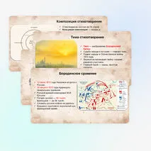 М. Ю. Лермонтов. Стихотворение «Бородино». История создания. Тема. Идея. Композиция. Образ рассказчика