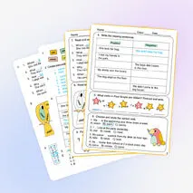 Рабочий лист «Magic Moments» Spotlight 4, 14b