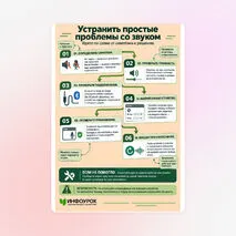 Схема «Устранить простые проблемы со звуком»