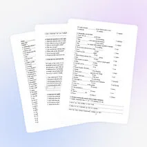 Входной тест по английскому языку для 7 класса (Spotlight 7, Entry Test)