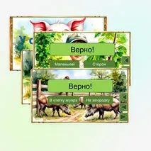 Викторина «Кабан» Е.И. Чарушин