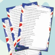Рабочий лист по английскому языку «As»