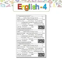 Spotlight 4 «Tea party» Рабочий лист