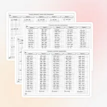 Индивидуальные карточки. Математика 3 класс. 
