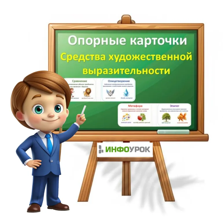 “Средства художественной выразительности” Опорные карточки-памятки по литературному чтению