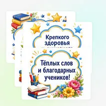 Украшение кабинета ко Дню учителя (речевые облачка)