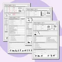 Rainbow English 3 класс. Контрольная работа Unit 4